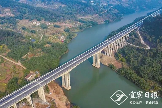 两段高速公路进入通车倒计时！宜宾城市过境高速即将全线贯通(图4)
