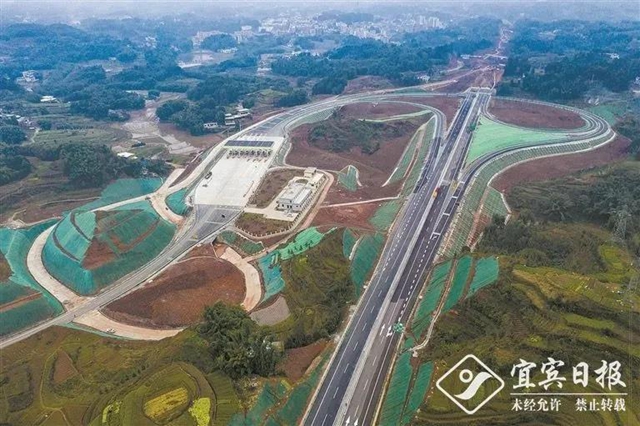 两段高速公路进入通车倒计时！宜宾城市过境高速即将全线贯通(图8)